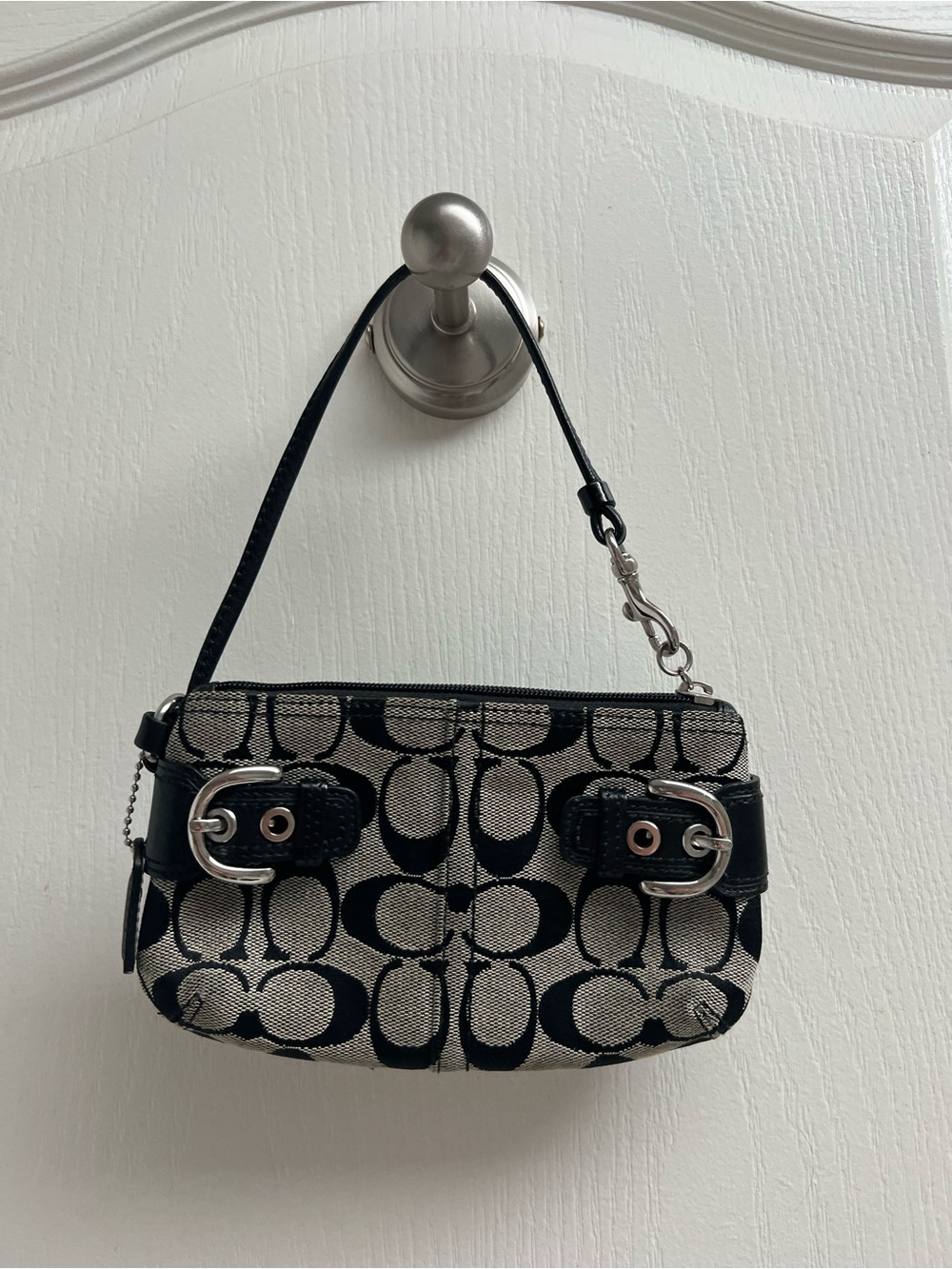 Black Coach Wristlet